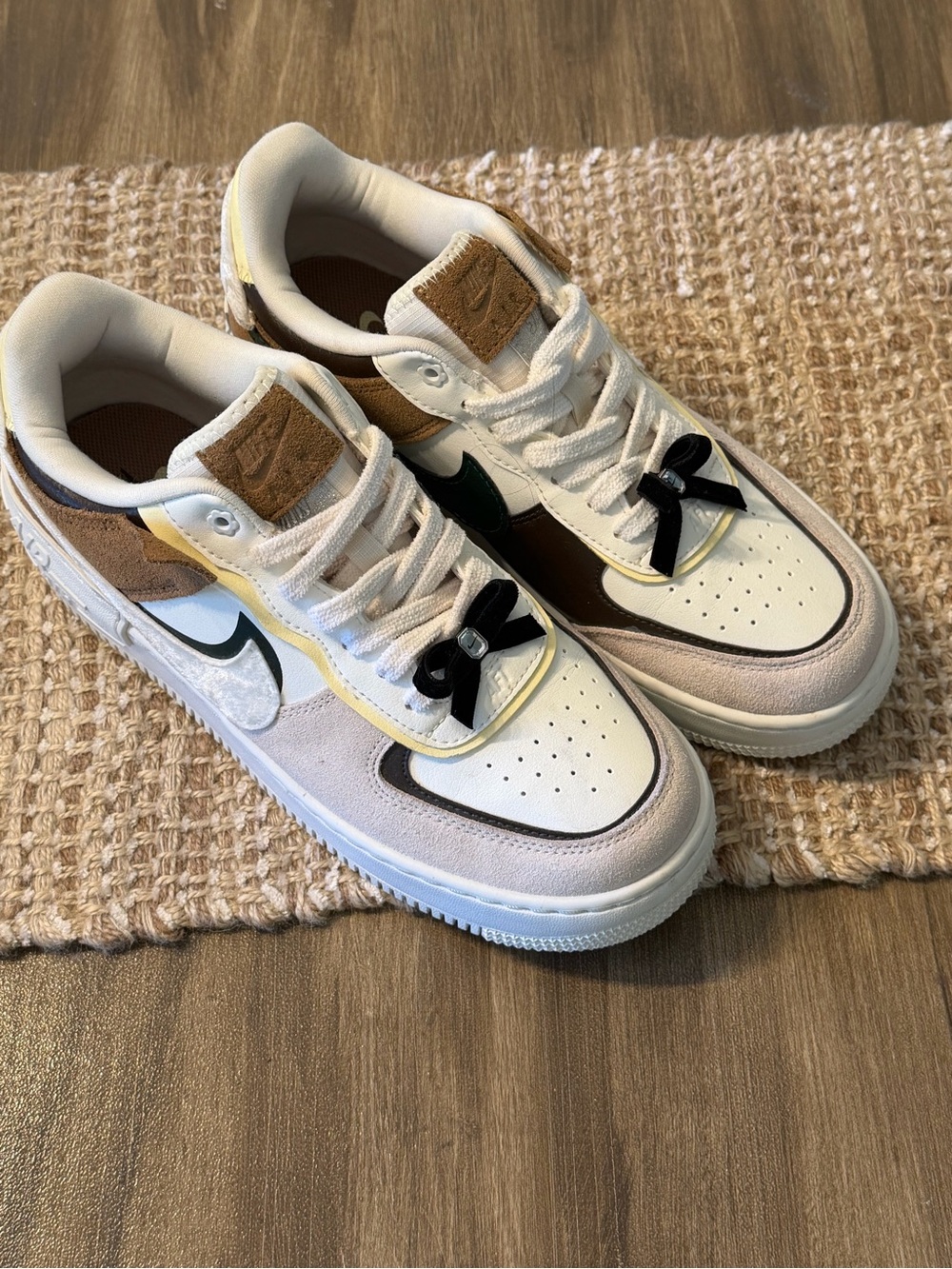 Nike Air Force 1 Shadow Black Bow Shoes 9